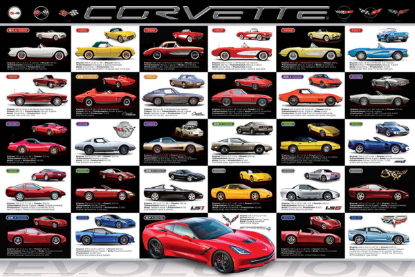 Corvette - Poster - Evolution