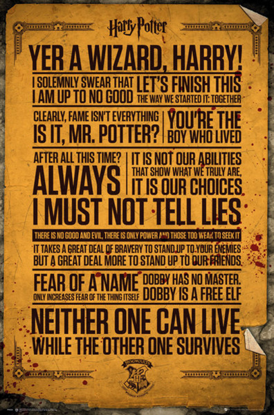 Harry Potter - Poster - Quotes