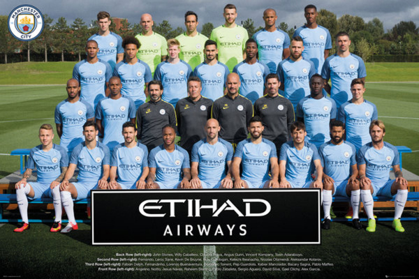 Manchester City - Poster - Team Photo 16/17