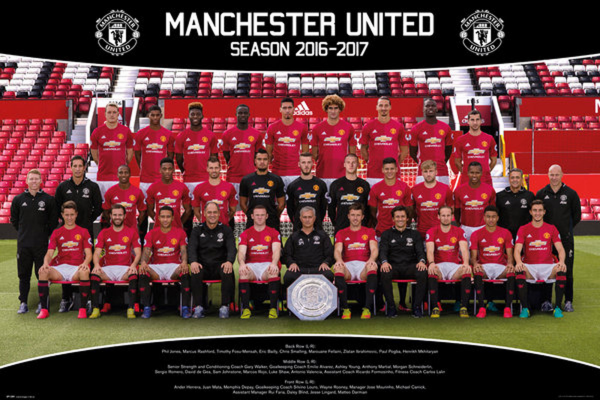 Manchester United  - Poster - Fußball - Team Photo 16/17