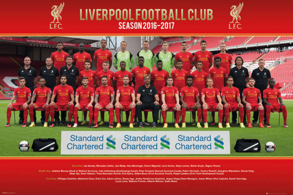 Liverpool FC - Poster - Fußball - Team Photo 16/17