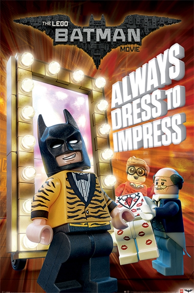 Lego Batman - Poster - Always Dress To Impress
