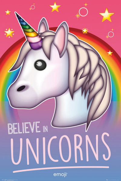 Emoji - Poster - Believe in Unicorns