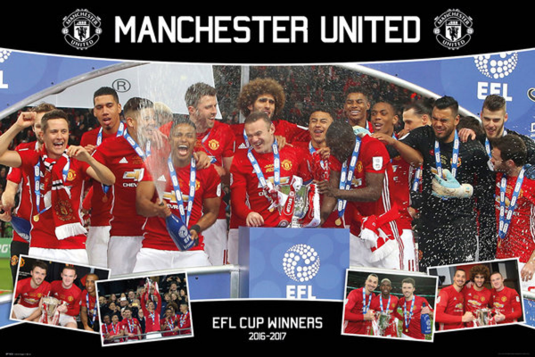 Manchester United  - Poster - EFL Cup Winners 16/17