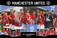 Manchester United  - Poster - EFL Cup Winners 16/17