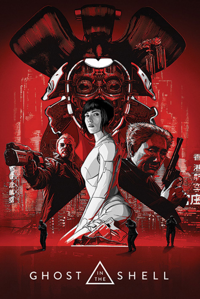 Ghost In The Shell - Poster - Red