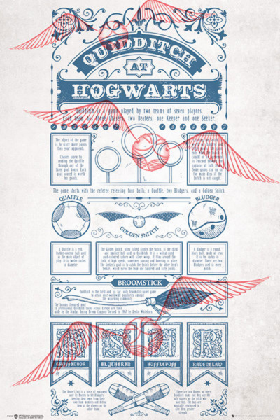 Harry Potter - Poster - Quidditch At Hogwarts