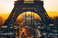 Paris - Poster - Eiffel Tower Sunrise