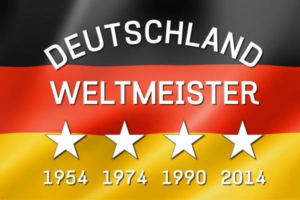 Fußball - Poster - Deutschland Weltmeister