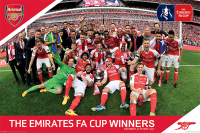 Arsenal FC - Poster - FA Cup Winners