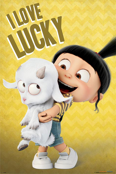 Despicable Me - Poster - 3 - I Love Lucky