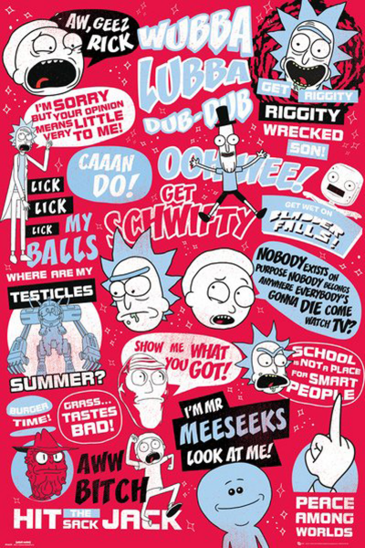 Rick & Morty - Poster - Quotes