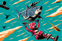 Fortnite - Poster - Laser Shark