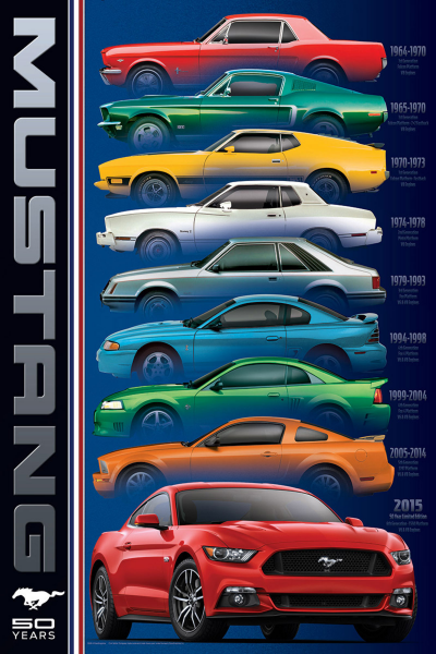 Mustang - Poster - 50 Years