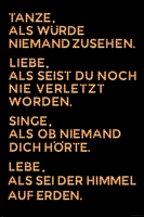 Motivational - Poster - Twain, Mark - Zitat: Tanze