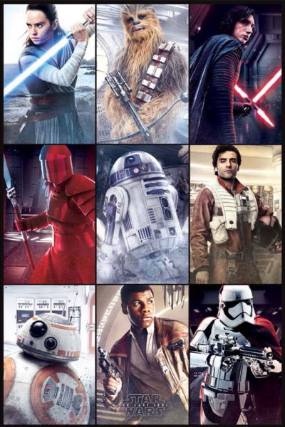 Star Wars - The Last Jedi - Poster - Characters
