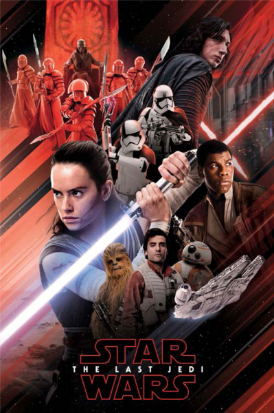 Star Wars - The Last Jedi - Poster - Red Montage