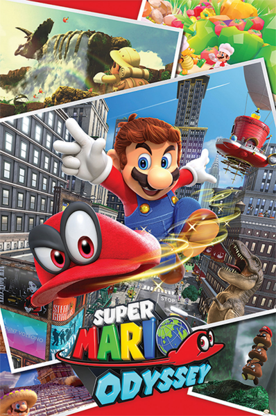 Nintendo - Poster - Super Mario Odyssey - Collage
