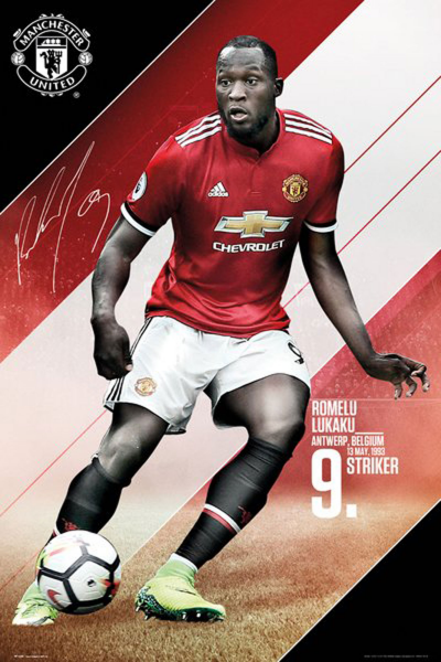 Fußball - Poster - Manchester United - Lukaku 17/18