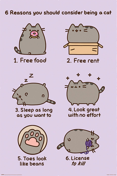 Pusheen - Poster - Reasons to be a Cat