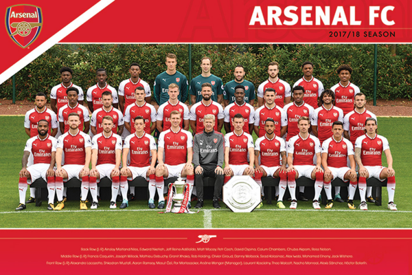 Fußball - Poster - Arsenal, FC - Team Photo 17/18
