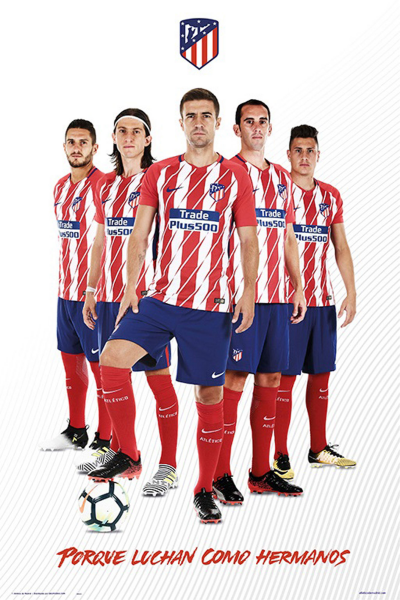 Fußball - Poster - Atletico Madrid - Players Stand 17/18