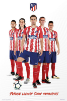 Fußball - Poster - Atletico Madrid - Players Stand 17/18