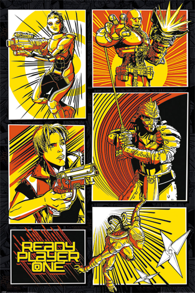 Ready Player One - Poster - Comic Panels