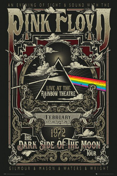 Pink Floyd - Poster - Rainbow Theatre