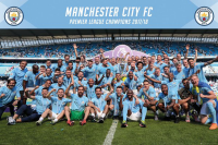 Fußball - Poster - Manchester City - Champions 17/18