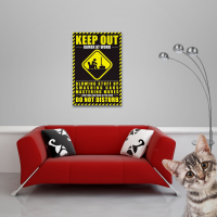 Gaming - Poster - Keep Out - Gamer at Work