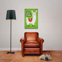 Tiere - Poster - Llama - No Probllama