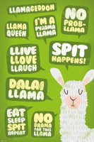 Tiere - Poster - Llama - Quotes