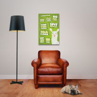 Tiere - Poster - Llama - Quotes