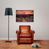 Städte - Poster - Great Wall Of China, The - Sunset