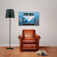 Volkswagen - Poster - VW - Blue Kombi