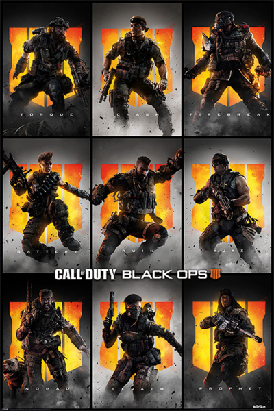 Call Of Duty - Poster - Black Ops 4 - Characters