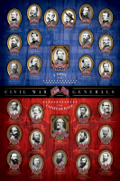 Educational - Bildung - Poster - Civil War Generals