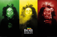 Marley, Bob - Poster - Tricolour Smoke
