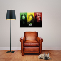 Marley, Bob - Poster - Tricolour Smoke