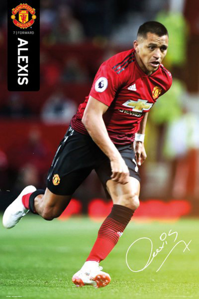 Fußball - Poster - Manchester United - Alexis 18/19