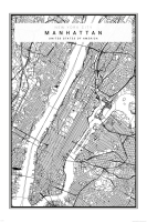 Städte - Poster - New York - Manhattan - Vector