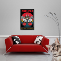 Fun - Poster - Cuphead - Craps + Zusatzartikel