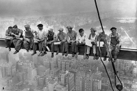 New York - Poster - Eating Above Manhattan