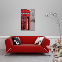 London - Poster - Telephone Box - Big Ben