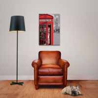 London - Poster - Telephone Box - Big Ben