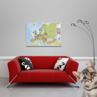 Educational - Bildung - Poster - Europakarte