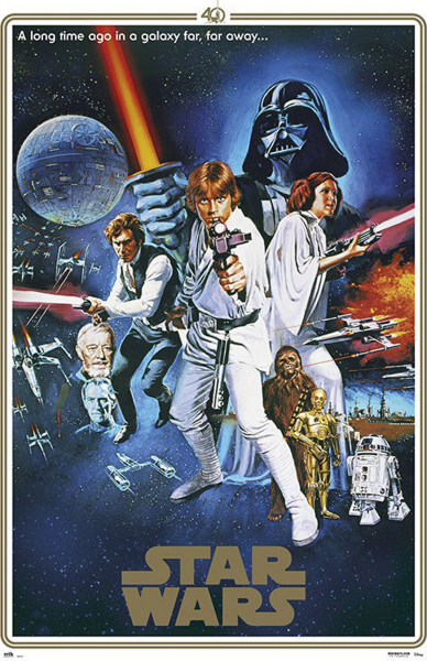 Star Wars - Poster - Classic - 40 Anniversary - One Sheet