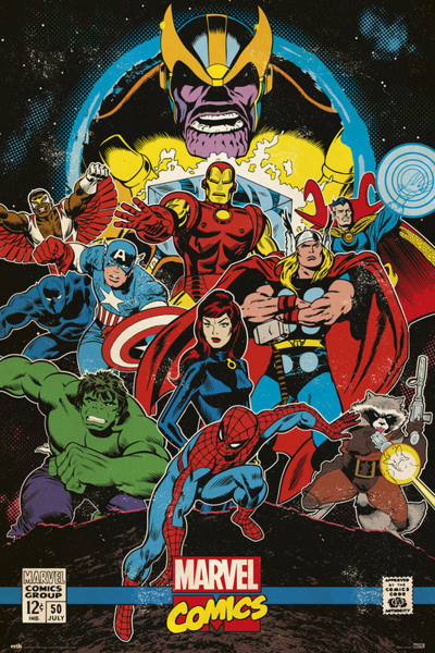 Marvel - Poster - Comics - Heroes