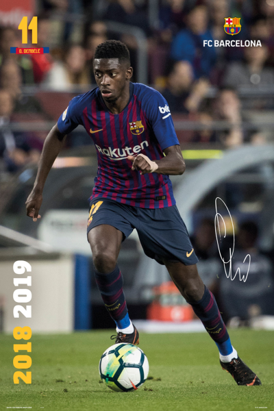 Fußball - Poster - Barcelona, FC - Dembele 18/19